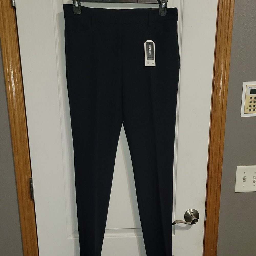 Express Supersoft Twill Slim High Rise